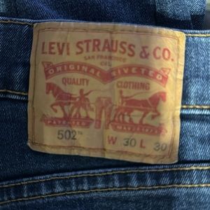 Men’s Levi Jeans 502’s